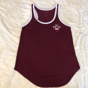 Let’s Flamingle Tank sz Medium
